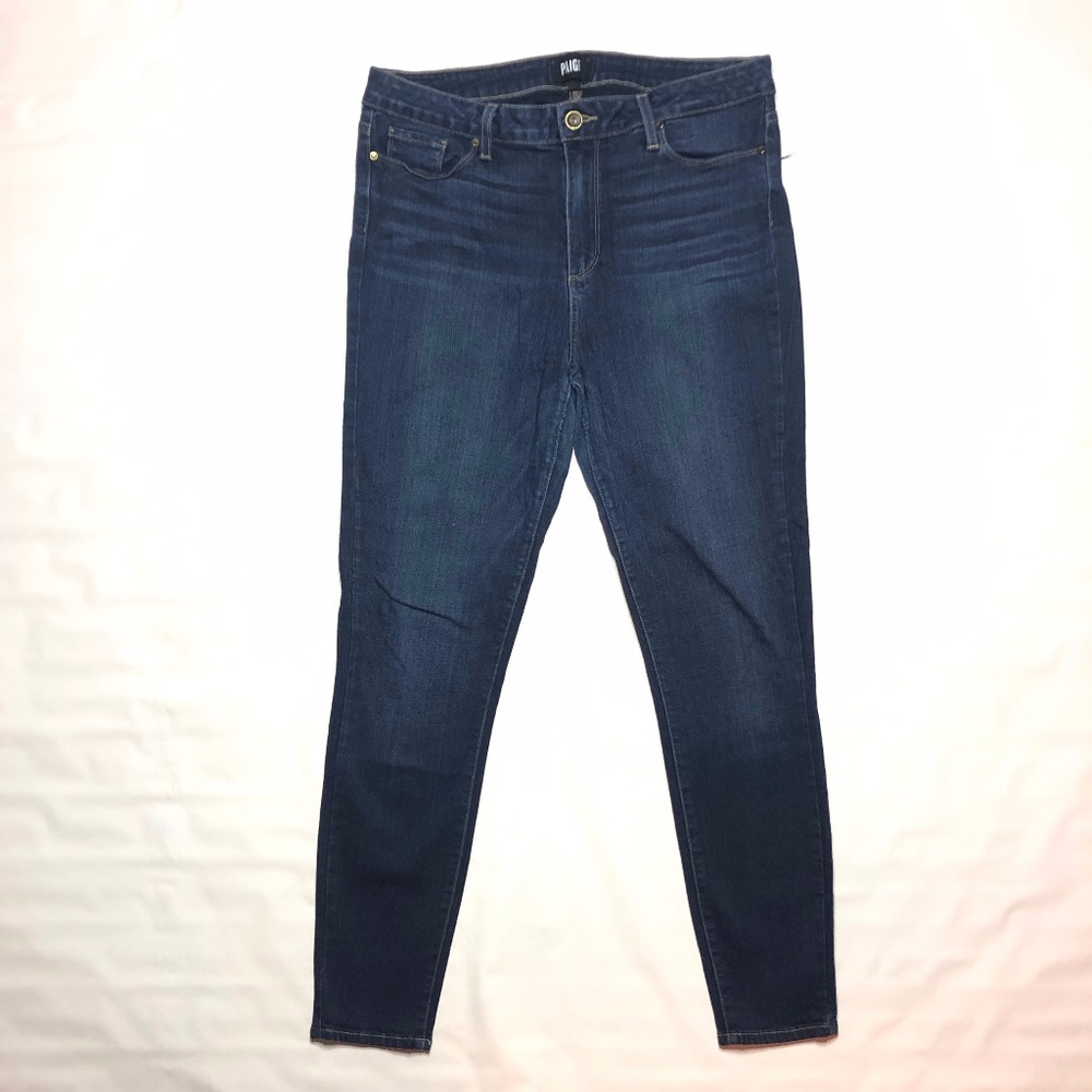 PAIGE Hoxton Ankle Skinny Jeans Dark Wash